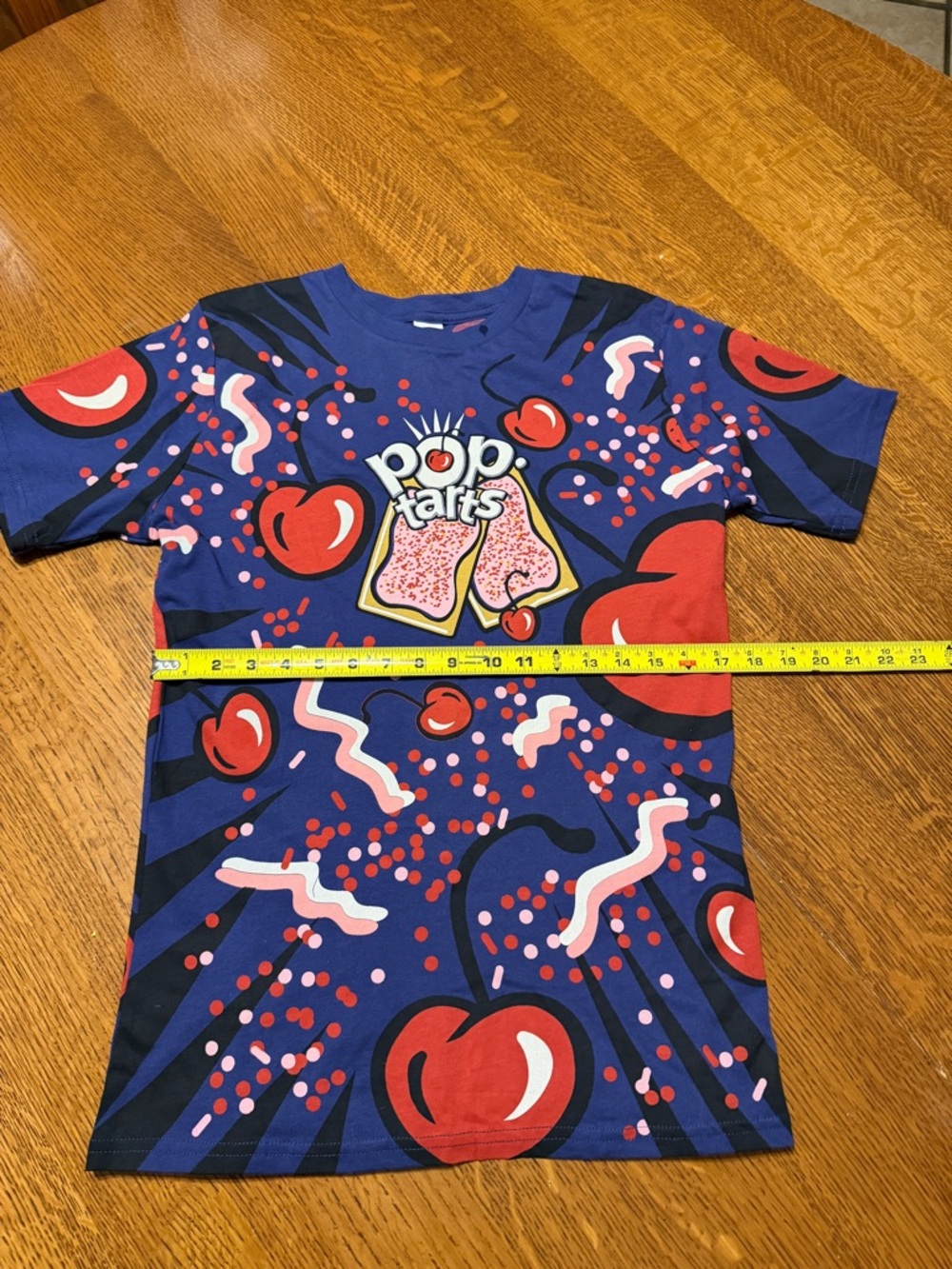 Pop-Tarts Cherry Graphic Tee - Blue & Red, Size M